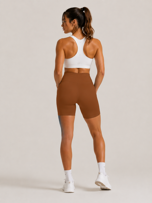 Copy of Copy of Copy of ASCO WOMEN Workout Shorts — Black High-Waist Athletic Biker Shorts with ASCO Logo