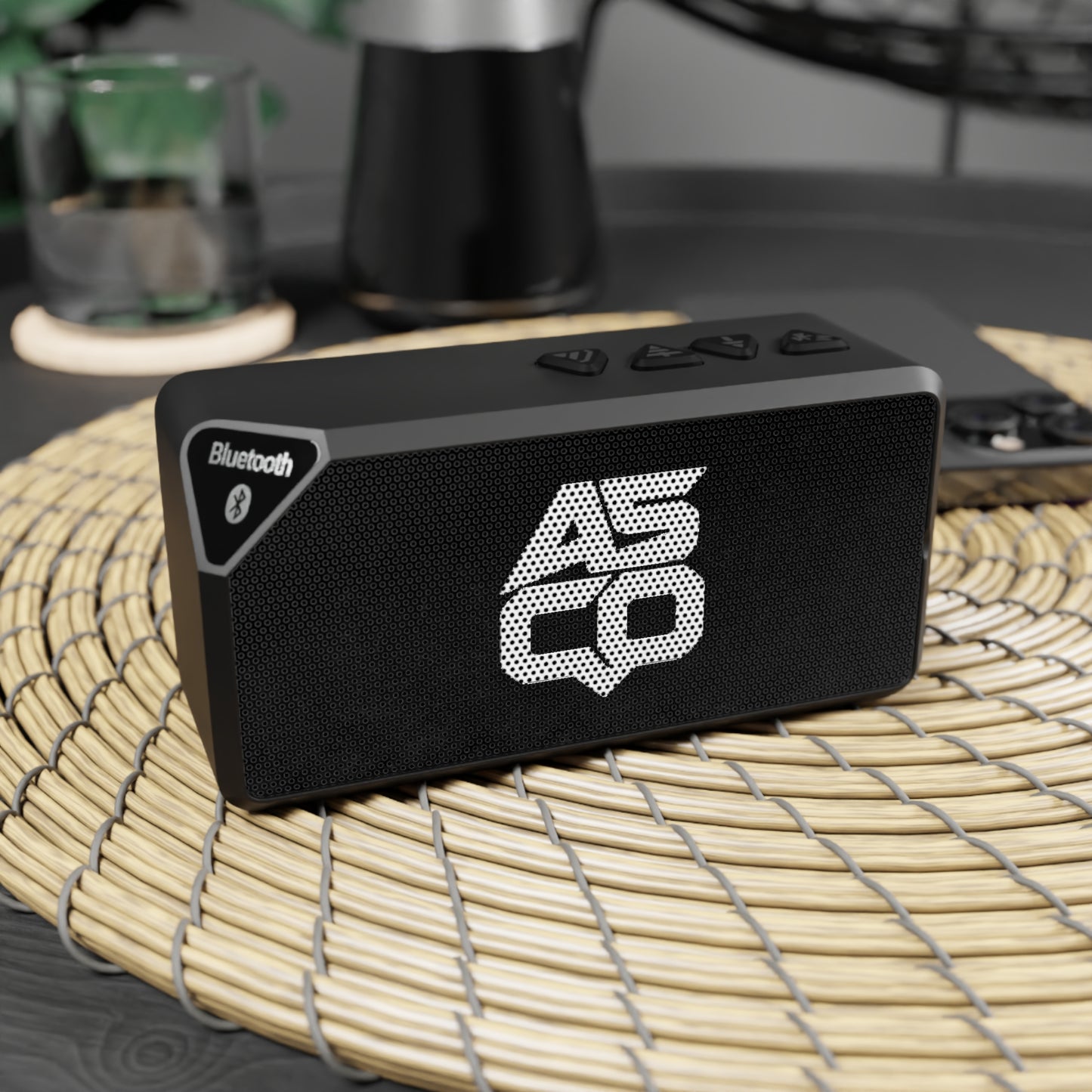 Bluetooth Speaker — Retro Pixel 'BB' Logo Portable Speaker