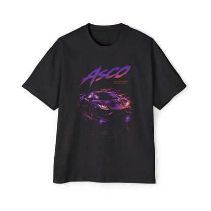 Racing Graphic Tee — 'Leave 'Em In The Dust' Oversized Car Shirt