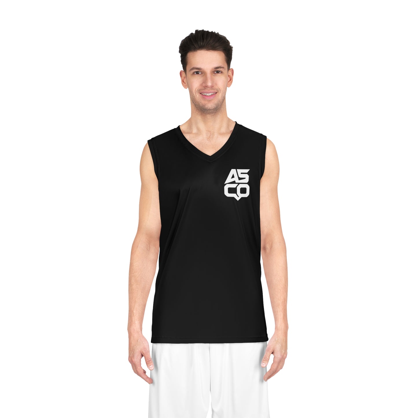 Black A5CO Basketball Jersey - Athletic Team Tank Top