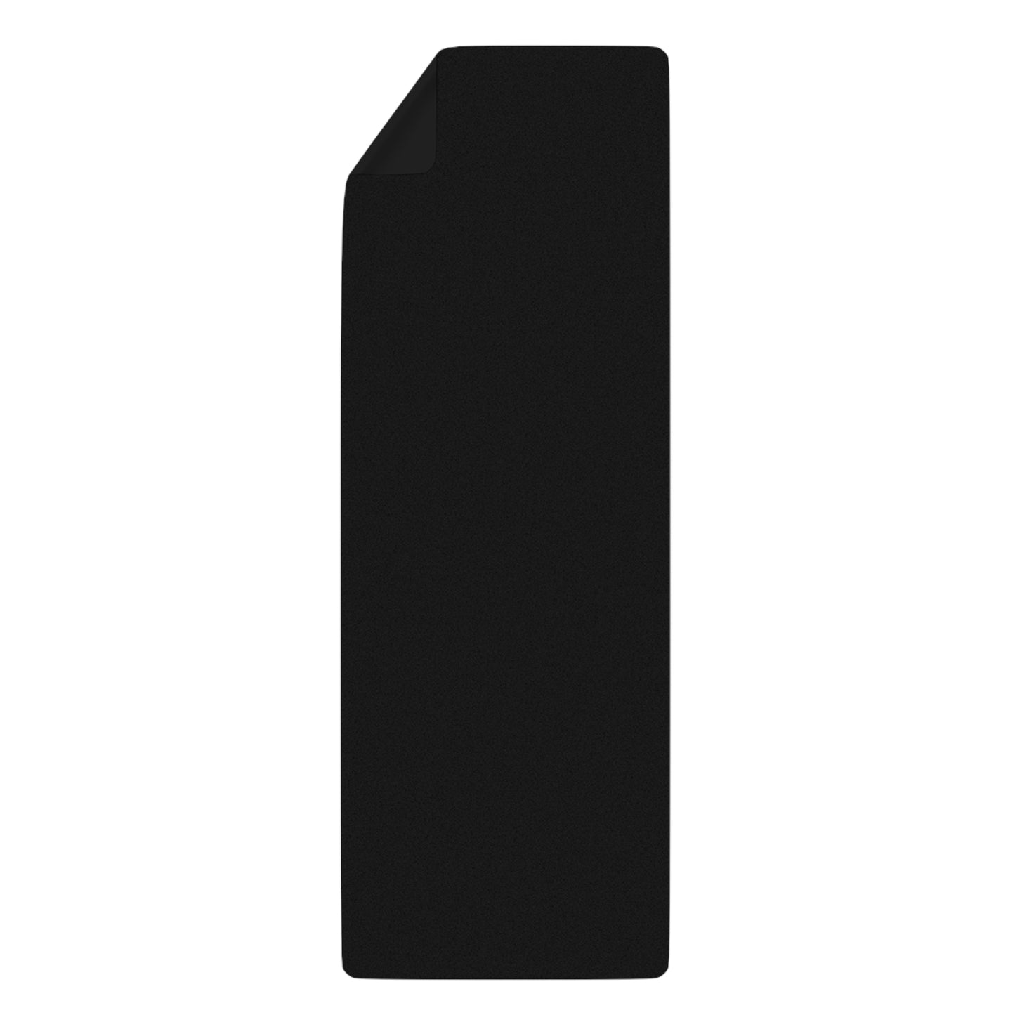 ASCO Logo Rubber Yoga Mat - Non-Slip Black Exercise Mat