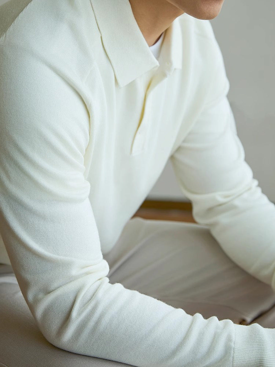 men's long-sleeve knitwear
