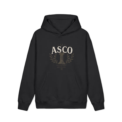 ASCO Crest Hoodie — Vintage Laurel Emblem Pullover