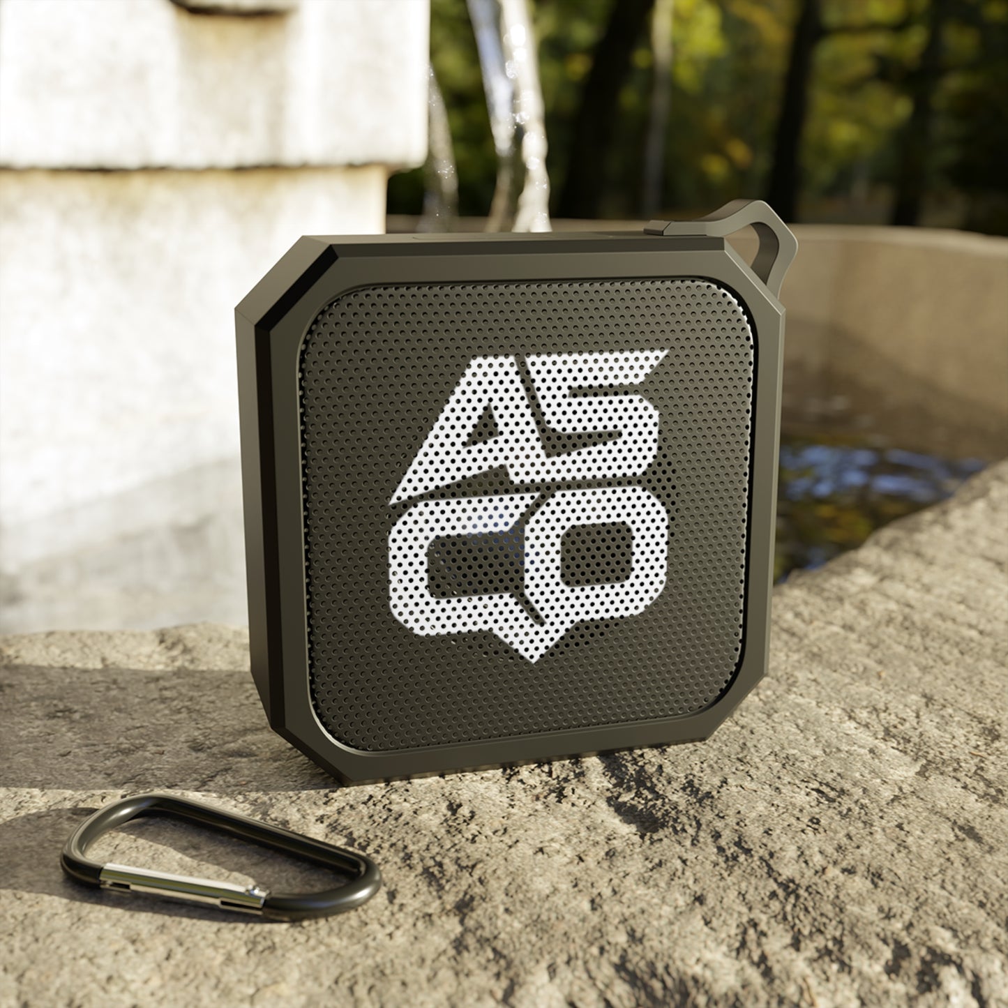 Outdoor Bluetooth Speaker — Rugged Portable Speaker with ASCO Logo