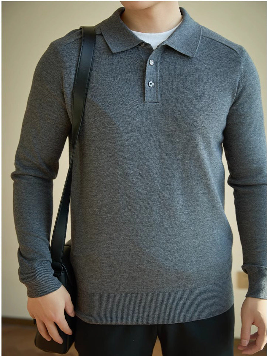 men's long-sleeve knitwear