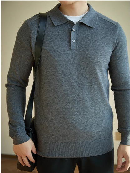 men's long-sleeve knitwear