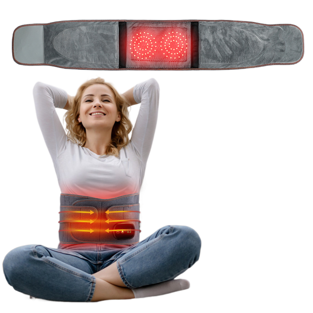 Red Light Heating Massage Belt with Intelligent Temperature Control