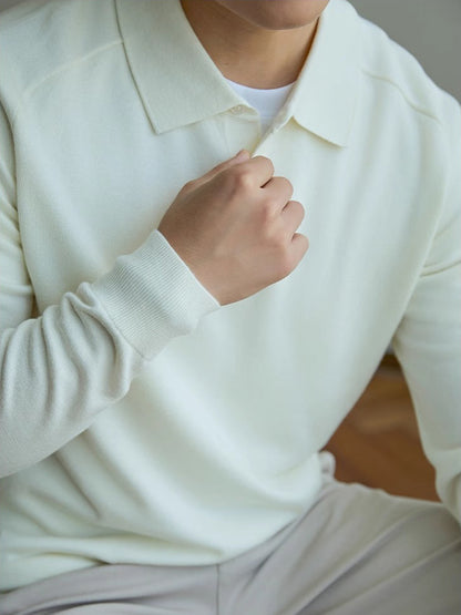 men's long-sleeve knitwear