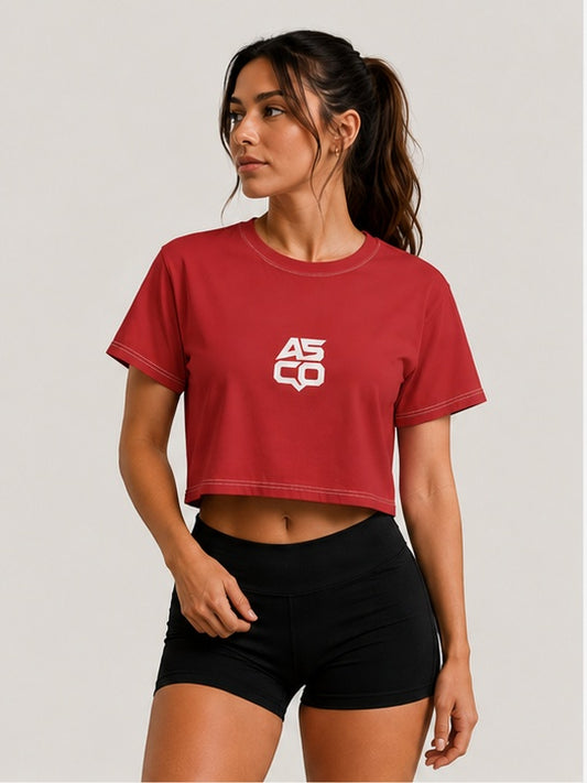 Copy of Copy of ASCO WOMEN Crop Tee