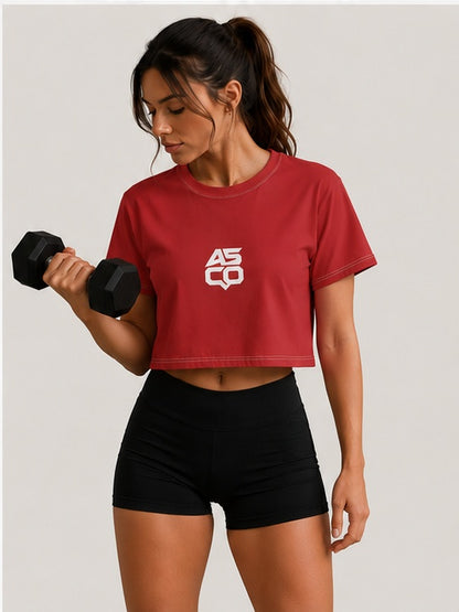Copy of Copy of ASCO WOMEN Crop Tee