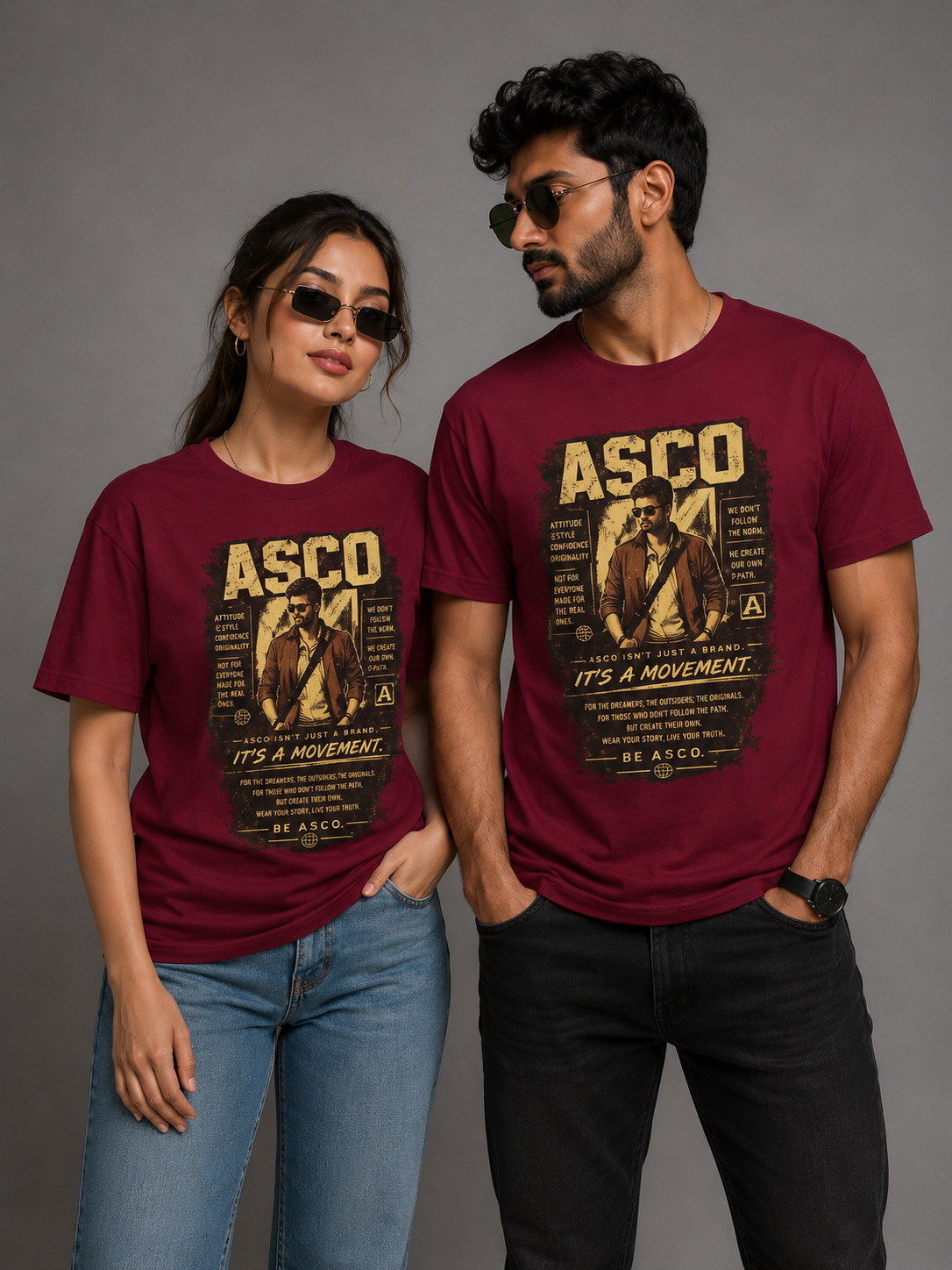 ASCO Visionary T-shirt med rund hals