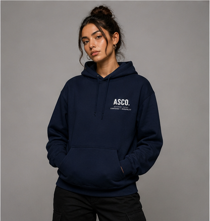 ASCO Movement Hoodie — "For Those Who Don't Fit In" Graphic Pullover