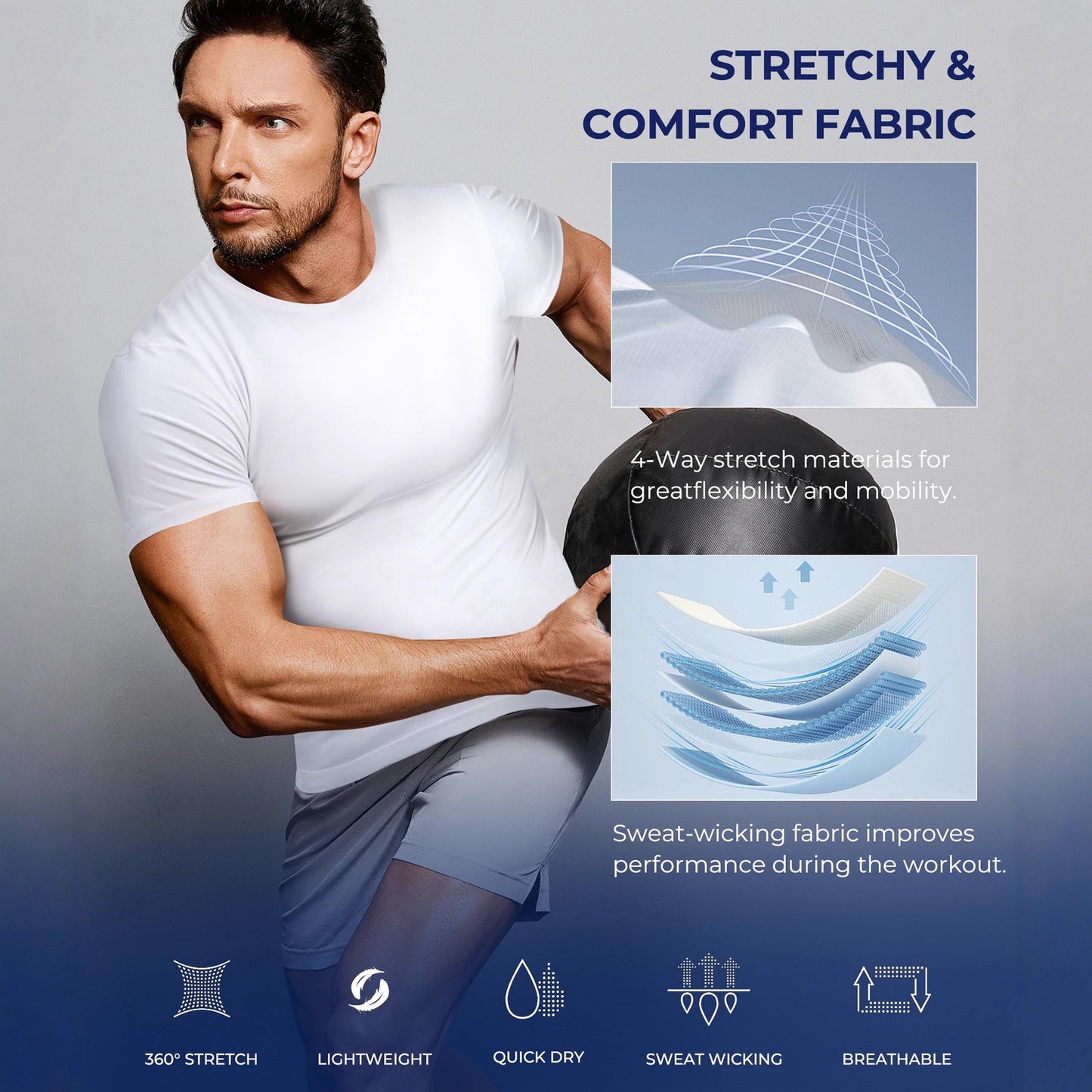 Compression Fit Sport Shirt