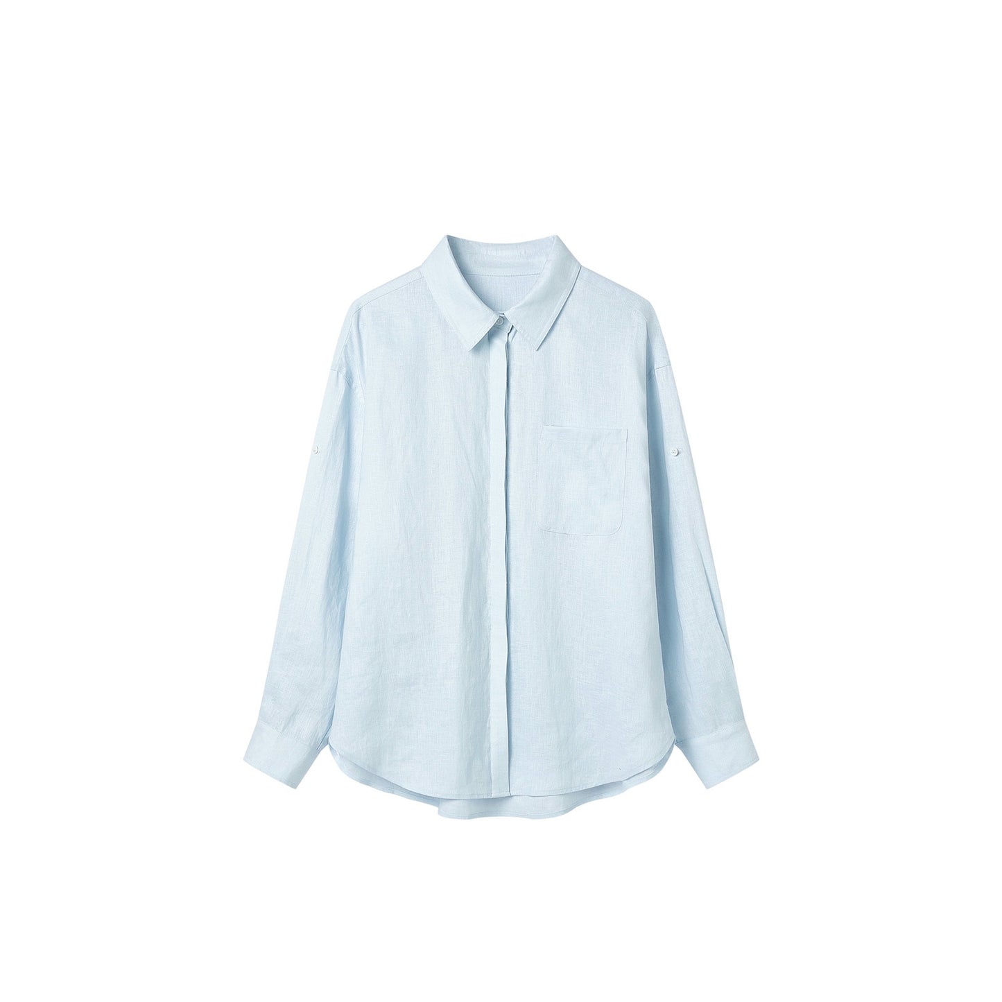Linen tailored shirt and shorts