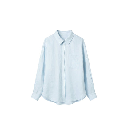 Linen tailored shirt and shorts