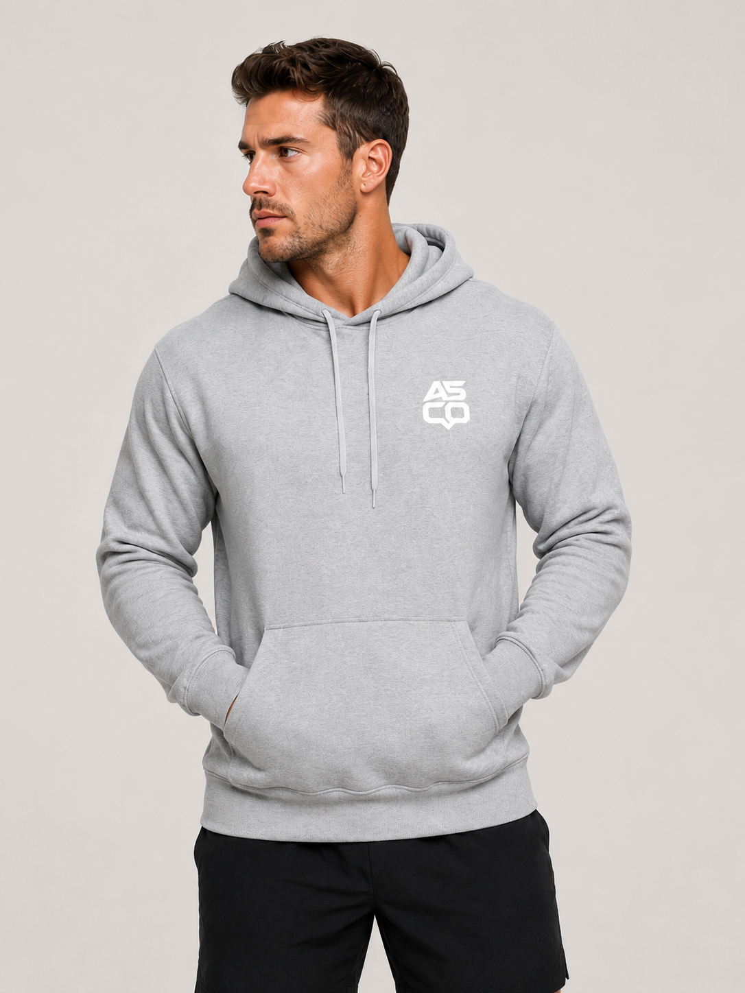 Copy of ASCO Logo Hoodie — Minimalist Blue Pullover