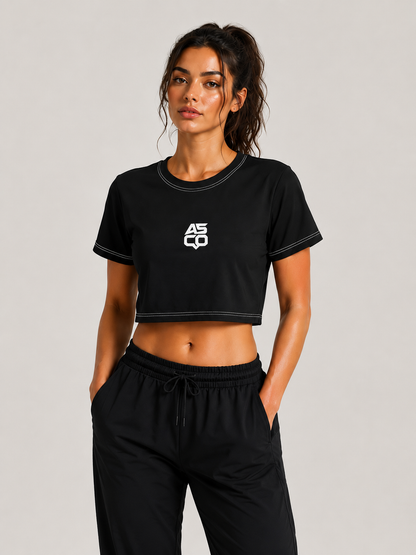 ASCO WOMEN Crop Tee