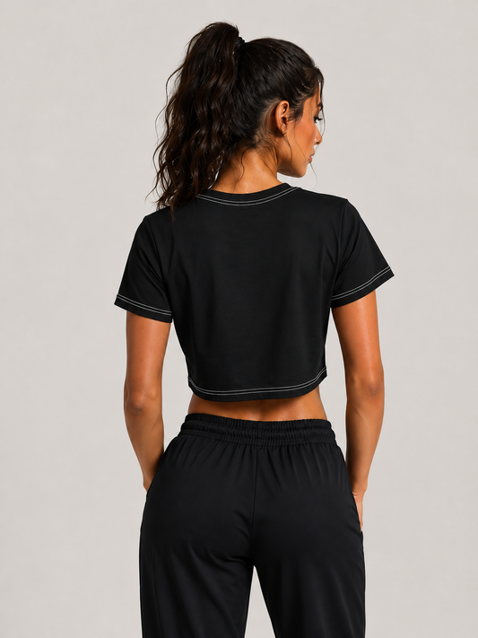 ASCO WOMEN Crop Tee