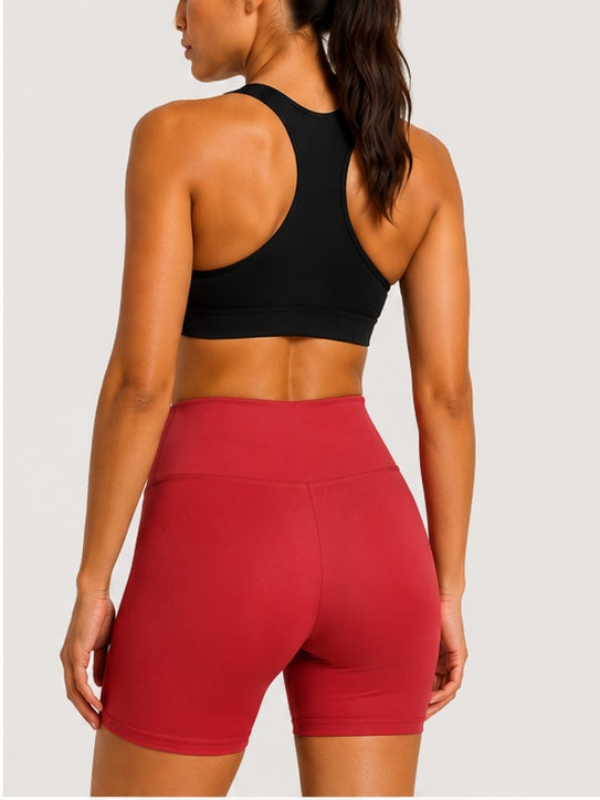Copy of Copy of Copy of Copy of ASCO WOMEN Workout Shorts — Black High-Waist Athletic Biker Shorts with ASCO Logo