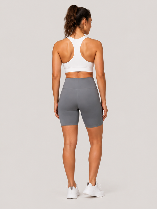 Copy of Copy of Copy of Copy of ASCO WOMEN Workout Shorts — Black High-Waist Athletic Biker Shorts with ASCO Logo