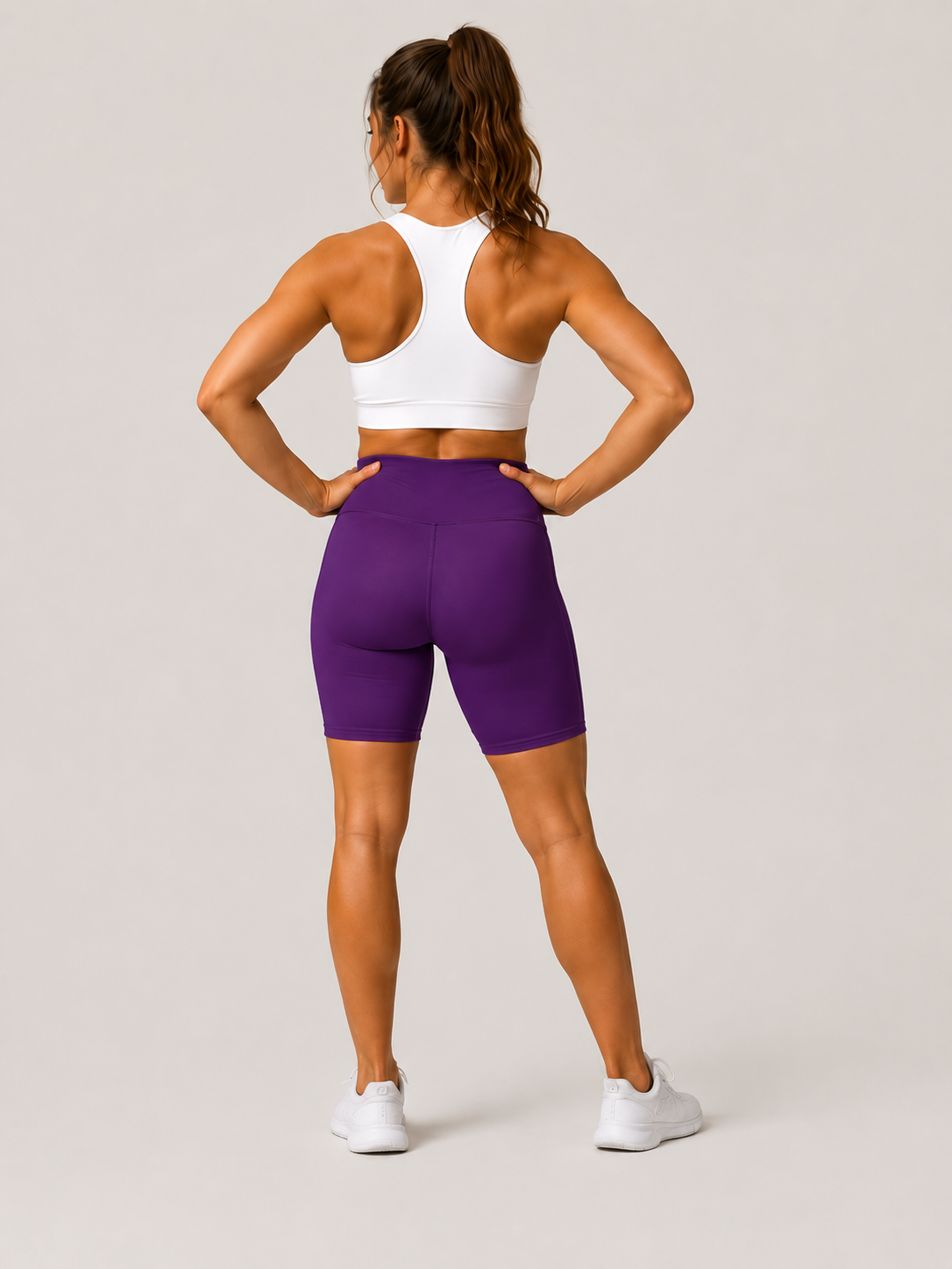 Copy of Copy of ASCO WOMEN Workout Shorts — Black High-Waist Athletic Biker Shorts with ASCO Logo