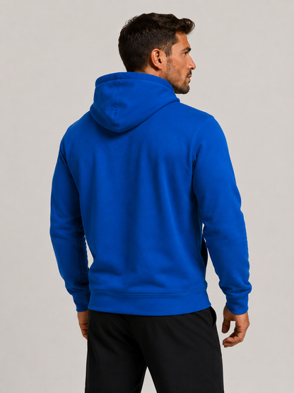 ASCO Logo Hoodie — Minimalist Blue Pullover