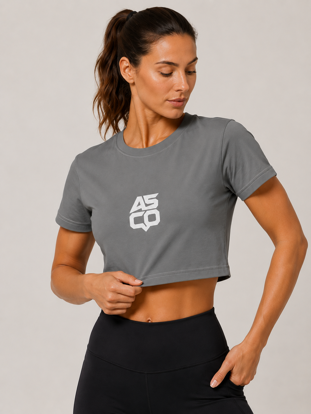 Copy of Copy of ASCO WOMEN Crop Tee